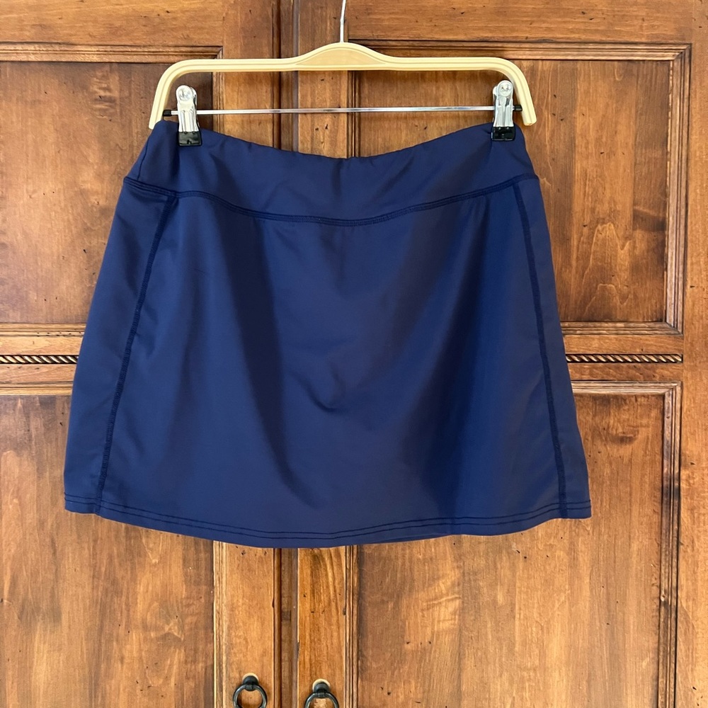 BlevonH Navy Skort | Size L | Pocket Underneath | Like New